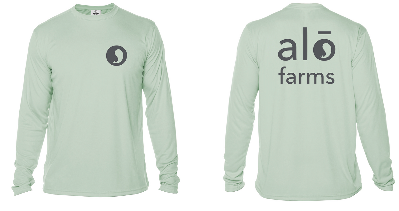 Alo Vapor Long Sleeve - Seagrass Green