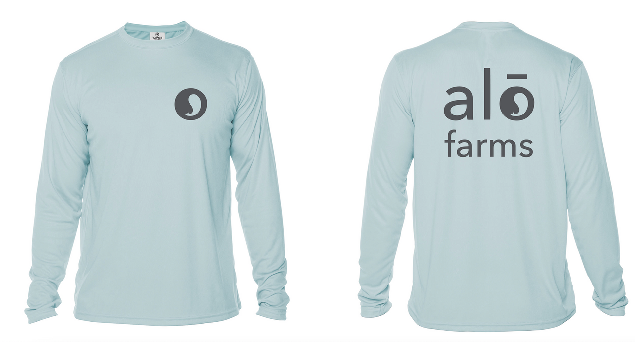 Alo Vapor Long Sleeve - Arctic Blue