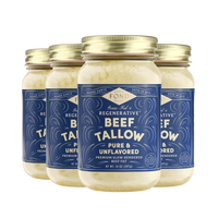 Pure & Unflavored Regenerative Beef Tallow 14oz