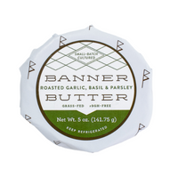 Banner Butter - Roasted Garlic, Basil & Parsley